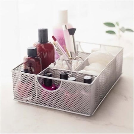 Ybm Home YBM Home 1152 Silver Vanity Organizer or tray - 6 Compartments 1152
